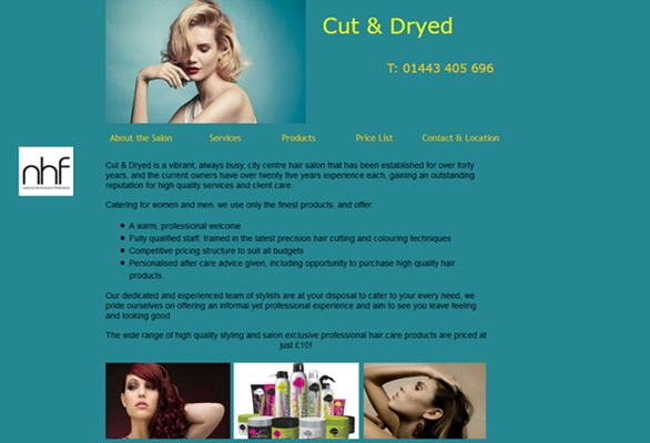 Cut & Dryed Hair Salon, Pontypridd