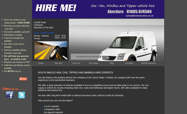 Hire Me Wales, Aberdare and Merthyr