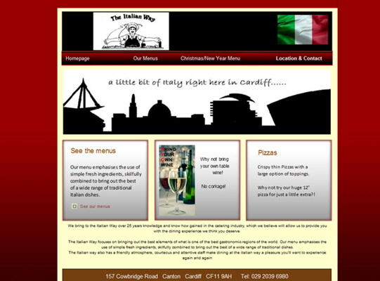 The Italian Way Restaurant, Cardiff